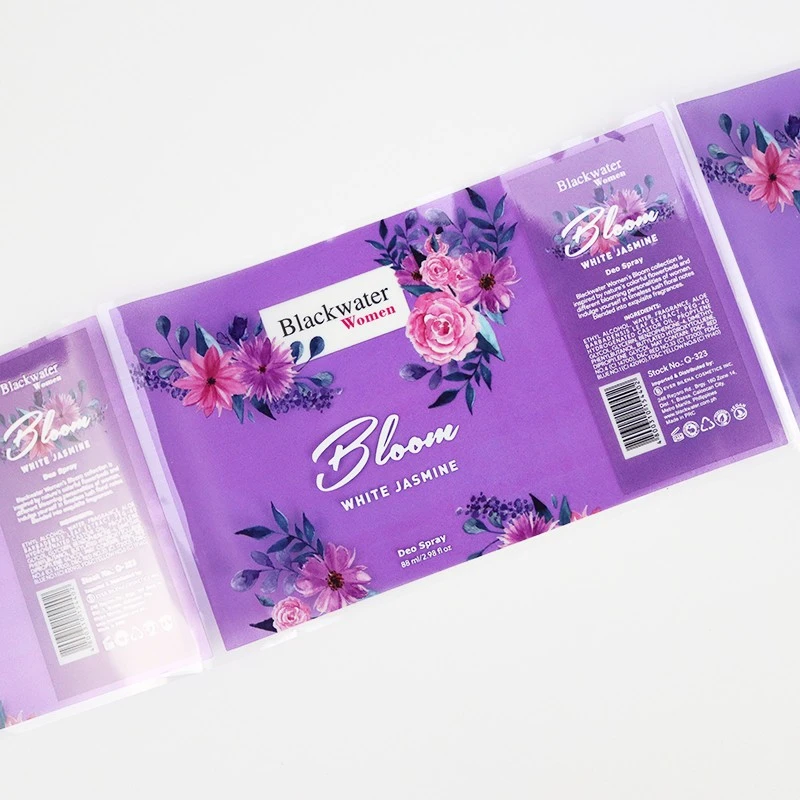 Custom Printed PVC / PE Static Cling Sticker Roll for Packaging & Labeling high quality