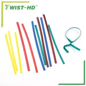 플라스틱 덮은 철사 동점