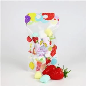 맞춤형 투명 과일 자체 밀봉 백