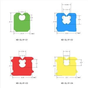 빵의 트위스트 타이 색상 코드