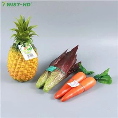 식물성 고무 트위스트 타이 라벨