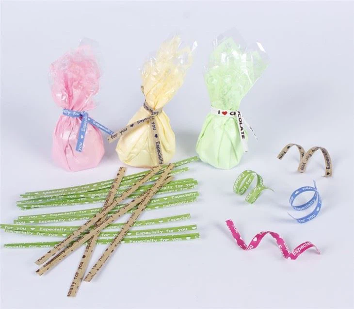 개인화 된 트위스트 타이 캔디 백